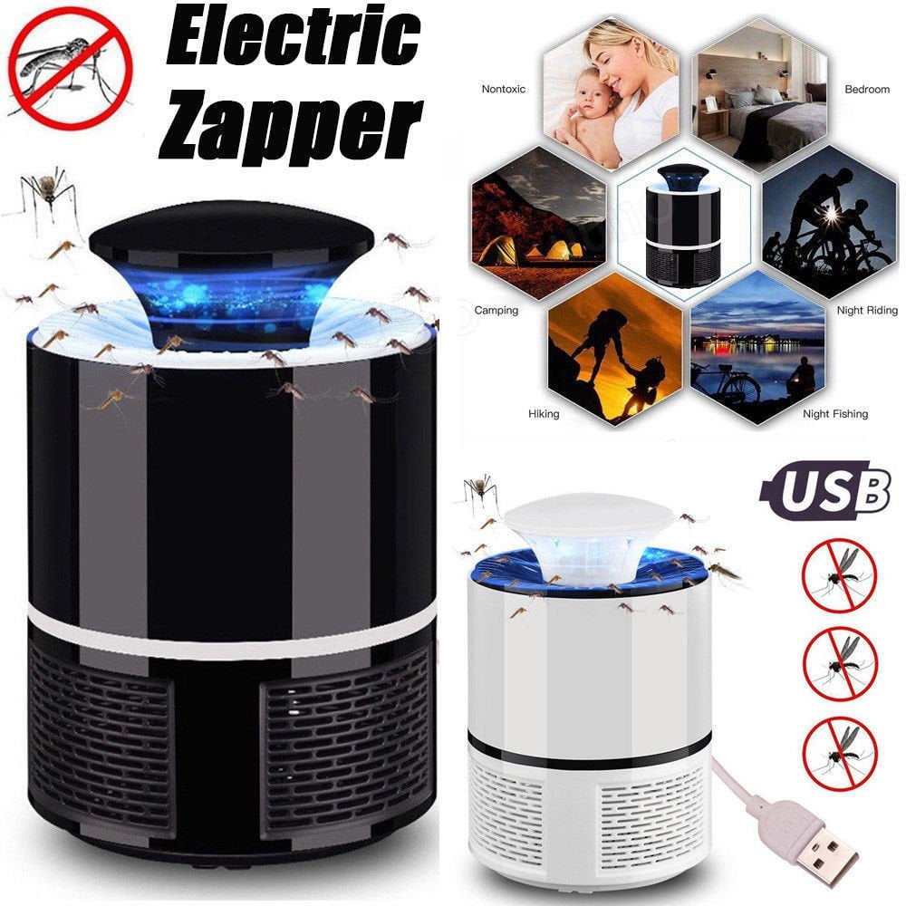USB Mosquito Killer Light Electric Trap Fly Bug Zapper Pest Camping Lamp Outdoor