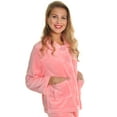 thumbnail image 1 of Angelina Mix-and-Match Plush Pajama Bed Jacket (1-Pack), 1 of 3