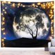 thumbnail image 1 of Not Fade Machine Washable Moon Tapestry, Wall Hanging 3D Printing Starry Sky Psychedelic Tapestry for Bedroom Living Room, Queen(51.2x59.1 Inches)(130, 1 of 4
