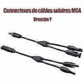 thumbnail image 2 of MC4 Solar Connection Cable, Photovoltaic Panel Connection Cable, Y-Shaped, Ip67 Waterproof, for Solar Panels, SA3, 2 of 4