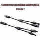 thumbnail image 2 of MC4 Solar Connection Cable, Photovoltaic Panel Connection Cable, Y-Shaped, Ip67 Waterproof, for Solar Panels, SA3, 2 of 4