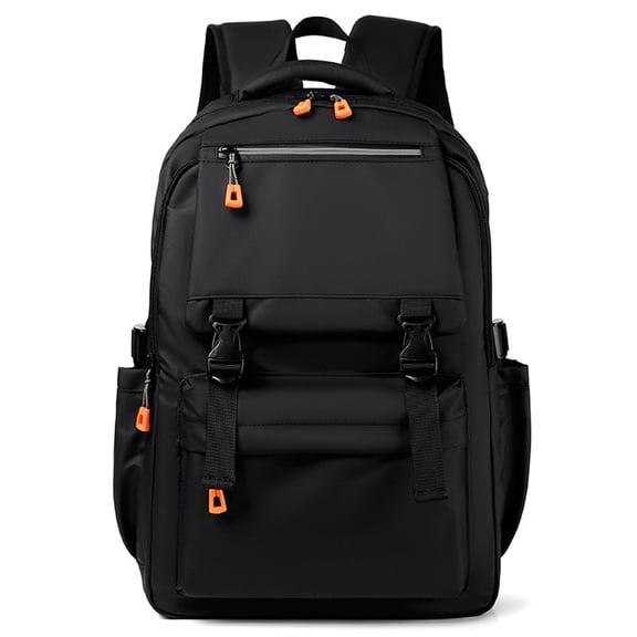 Travel Backpack for Men, Hiking Backpack with USB Charging Port Student Bookbag, 14 inch Women Laptop Backpack for School College Gym, Black