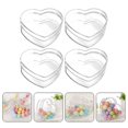 thumbnail image 3 of 4Pcs Heart Candies Boxes Transparent Treat Boxes Candy Packing Boxes Wedding Party Candy Boxes, 3 of 4