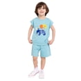 thumbnail image 2 of Wonder Nation Toddler Boys Sleeveless Graphic Tank Top and Matching Shorts Set, Sizes 12M-5T, 2 of 6