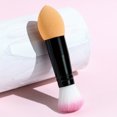 thumbnail image 1 of LNGOOR Dual-Ended Latex Makeup Brush - Fragrance-Free Nylon Bristles For All Skin Types | Versatile Face & Eye Blending Tool With Abs Handle, 1 of 7