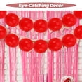 thumbnail image 4 of 100 globos de látex rojos con cola de enlace para bodas, cumpleaños, fiestas, decoración impresionante, globo de látex rojo con diseño de cola, accesorios para fiestas, 4 of 7