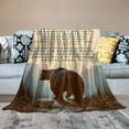 thumbnail image 2 of COMIO Cute Bear Blanket Anime Super Soft Flannel Throw Blanket for Bed Couch Living Room Sofa Decoration All Season, 2 of 6