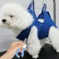 thumbnail image 3 of NIBOLOG Dog Grooming Hammock for Pet Nail Trimming Care Breathable Mesh Cat Dog Grooming Helper with Nail Clippers Ideal for Small Medium Pets, 3 of 8