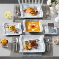 thumbnail image 3 of MALACASA, 60-Piece Porcelain Dinnerware Set, Dinner Set for 12, BLUE, 3 of 7