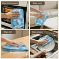 thumbnail image 5 of 6 Pcs Funny Kitchen Towels,Light Blue Christmas Snowflake Pattern Microfiber Dish Towels,Kitchen Tea Towels,Kitchen Towel Set (18" X 26"), 5 of 7