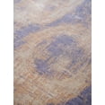 thumbnail image 5 of Rugsotic Carpets Hand Knotted Wool Area Rug, 4'x6', Blue Beige, Rectangle, Abstract, High Pile Handmade Rug for Living Room Bedroom, 5 of 6