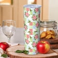 thumbnail image 2 of Pioneer Flower Floral Print Pattern 20oz Skinny Tumbler with Straw & Lid, Double Wall Vacuum Insulated Cup, Leak-Proof, Cup Holder Friendly, Hot 6H Cold 12H, 2 of 6