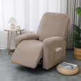 thumbnail image 1 of Dianhelloya Non-Slip Recliner Cover with Elastic Rubber & Dual Rings, Full Coverage Stretch Polyester Furniture Protector for Single Seat Sofa, Machine Washable, 1 of 8