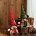 thumbnail image 4 of Yidarton Christmas Big Nose Faceless Doll Pointed Hat Gnome Doll Christmas Decorations Green Hat, 4 of 12