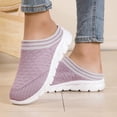 thumbnail image 4 of Rokment Athletic Walking Running Mules Backless Shoes for Women Lightweight Comfortable Orthopedic Memory Foam Clogs Handsfree Sandals Non Slip Nursing Work Half Slippers Sneakers F Size 7, 4 of 7