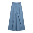 thumbnail image 6 of Edvintorg Plus Size Maxi Skirt Fashion Clothing Women's High Waisted Long Skirt Summer Casual Business Work Skirts with Pockets, 6 of 7