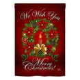 thumbnail image 2 of Breeze Decor 64003 Christmas We Wish You 2-Sided Impression Garden Flag - 13 x 18.5 in., 2 of 2