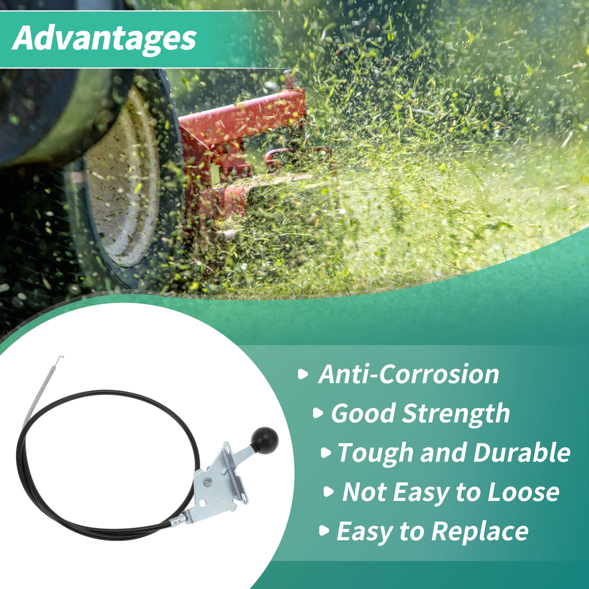 Unique Bargains Throttle Cable for Craftsman Machines Mowers