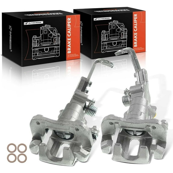 A-Premium Brake Caliper Assembly Compatible with Honda Accord 1991-1997 Rear Left and Right 2-PC
