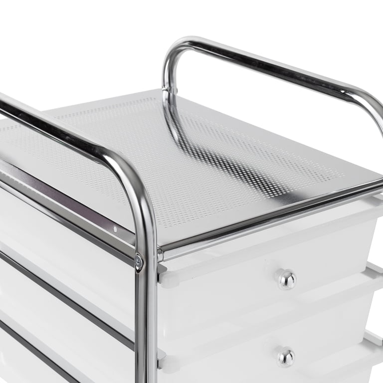 Hello Hobby 10-Drawer Rolling Craft Cart, Clear photo 8