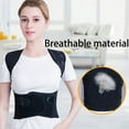 thumbnail image 4 of XIRQI Posture Corrector for Women,Breathable Fabric Back Brace,Lightweight and Comfortable Shoulder Brace,Black,XXL, 4 of 6
