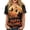 Orange, variant on JULMCOMO Halloween Shirts for Women Cotton Linen Funny Witch Ghost Pumpkin Print Henley Casual Tunic Tops Holiday Costume Graphic Tees Saffron 3XL