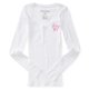thumbnail image 1 of Camiseta térmica con cuello en V Aeropostale blanca talla XS, 1 of 2