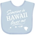 thumbnail image 3 of Inktastic Someone in Hawaii Loves Me Boys or Girls Baby Bib, 3 of 4