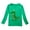 Green, variant on FUZHIQ Long Sleeve Shirts for Girls Toddler Boys Girls Autumn Long Sleeve Christmas Cartoon Dinosaur Prints T Shirt Tops Yellow,12-13 Years