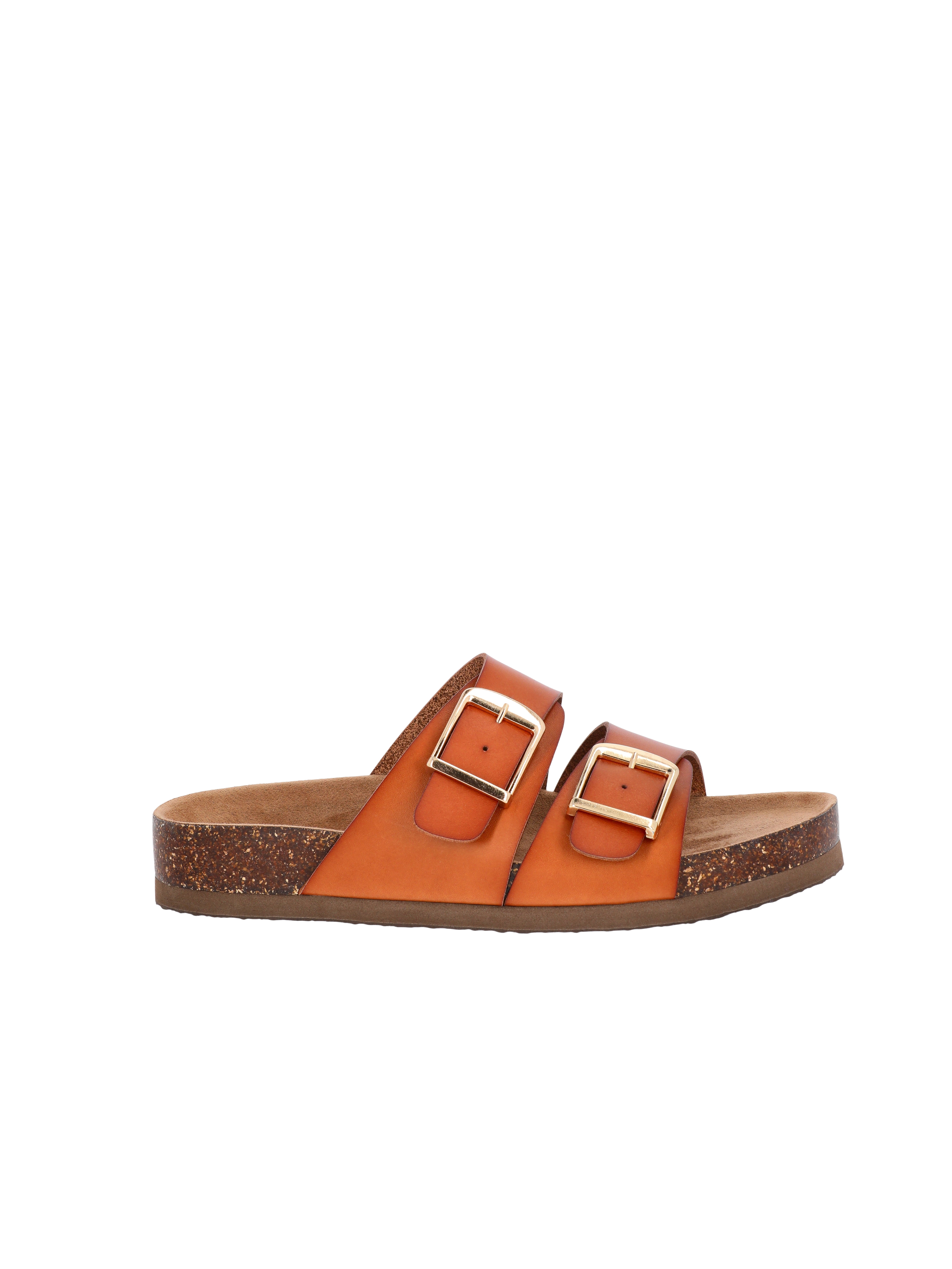 Time and Tru Women's Footbed Slide Sandals, Wide Width Available