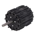 thumbnail image 2 of Rueda De Oruga Para Tanque, Rueda De Oruga Para Tanque Caucho POM Antideslizante 112,1 Mm De Diámetro 124 Mm De Ancho Bandas De Rodadura De Tanque Eslabones De Cadena, 2 of 8