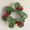 thumbnail image 4 of Artificial Christmas Wreath Xmas Tree Door Hanging Ornaments Merry Christmas Decorations for Home Navidad 2023 Happy New Year, 4 of 4