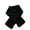 Black, variant on Women Fashion Winter Faux Villus Scarf Outerwear Leopard Print Scarf Warm