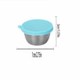 thumbnail image 3 of Cqxid Stockage Alimentaire à Moins de 5$ 1 Ensemble de Récipient Scellé pour Pot Chaud Bol à Trempette Petit Tasse Articles Ménagers Récipient Alimentaire Réutilisable en Acier Inoxydable, 3 of 9