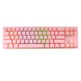 thumbnail image 3 of Fyydes Type C Keyboard,Mechanical Keyboard,Mechanical Keyboard 71 Keys Blue Switch RGB Backlight Side Light Strip Type C Gaming Keyboard for Gaming, 3 of 8