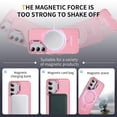 thumbnail image 6 of Case for Samsung Galaxy S24 6.2 inch 2024 (SM-S921U, SM-S921U1), Compatible with Magsafe built-in Kickstand, Pink, 6 of 7