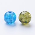 thumbnail image 3 of Baking Painted Glass Beads Ocean Mix Round Mixed color 8~8.5x7.5~8mm Hole: 1mm about 100pcs/bag, 3 of 3
