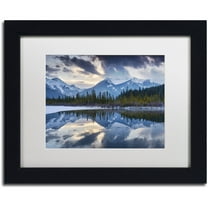Trademark Fine Art 'Vermillion' Canvas Art by Michael Blanchette Photography, White Matte, Black Frame