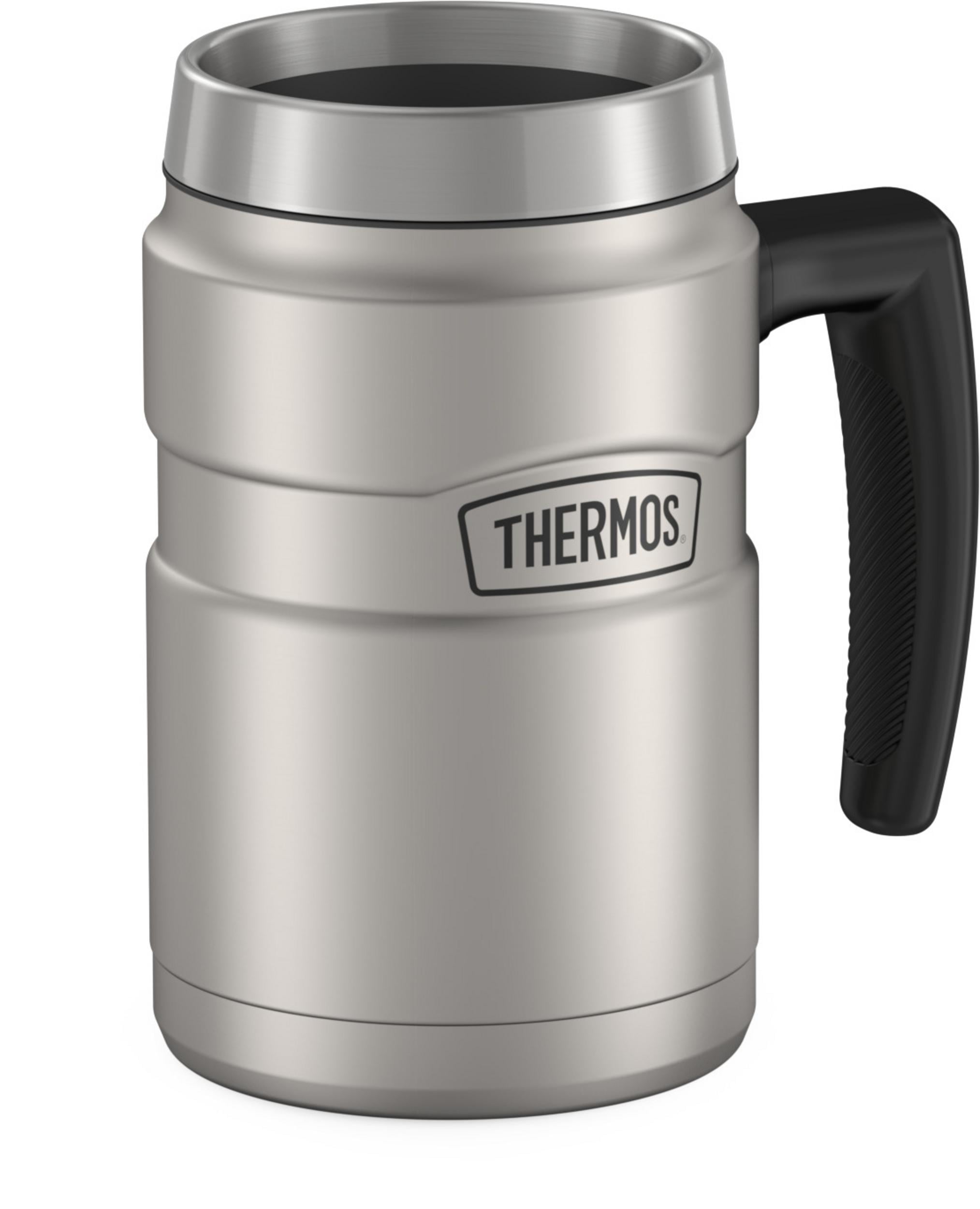  Thermos Stainless King 16oz Desk Mug, 16 Ounce, Matte Red :  Everything Else