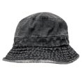 thumbnail image 2 of Washed Denim Cotton Bucket Sun Hat, 2 of 3
