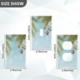 thumbnail image 4 of IAUYY Retardant PC Material Toggle Switch Switch Plate Covers Easy DIY Installation with Screws Light Switch Cover Plate Coconut Tree, 4 of 9