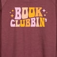 thumbnail image 3 of Instant Message - Book Clubbin - Women's Lightweight French Terry Long Sleeve Shirt, 3 of 6