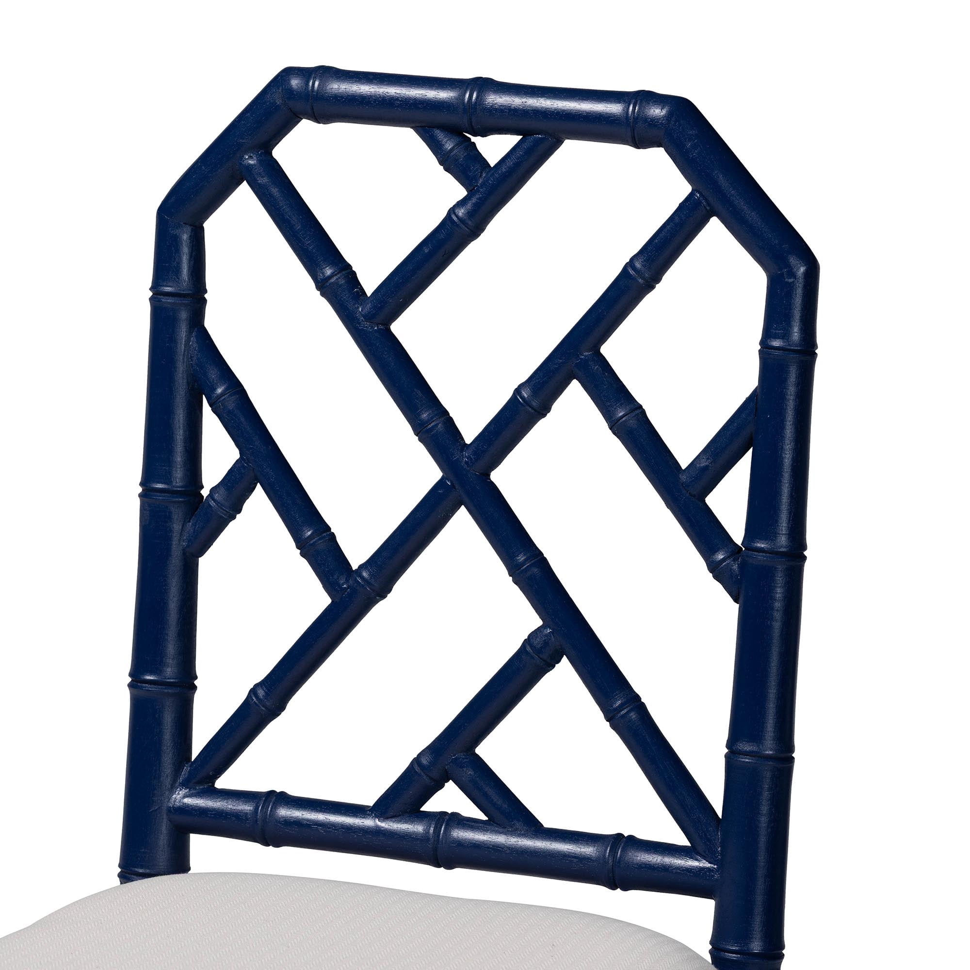 bali & pari Sergio Boho Counter Stool, Counter Height, Navy Blue