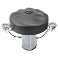 thumbnail image 4 of EasyPro Pond Products WFL2-150 AquaShine Two 11 Watt Warm White LED Stainless Steel Fountain Lights/Digital Timer & Remote Control/for Fountains up to 3/4 hp / 150' Power Cord, 4 of 8