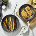 thumbnail image 3 of ZWILLING Energy Plus 2-pc Stainless Steel Ceramic Nonstick 10-in & 12-in Fry Pan Set, 3 of 4