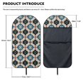 thumbnail image 7 of POLERO Geometric Diamond Design Car Front Seat Cover, Waterproof Non Slip Plush Microfiber Protector, Suitable for Van Truck Seat, Fit for SUVs, 7 of 7