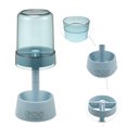 thumbnail image 3 of Soporte para cepillos de dientes con tapa con 3 ranuras PP para baño para pasta de dientes 1 pieza azul 8.66''x2.99'', 3 of 7