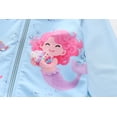 thumbnail image 6 of Tiijoy Little Girls UPF 50+ 2-Piece Swimsuit Long Sleeve Rash Guard Skort Sun Hat Bathing Suit, Sizes 3-12, 6 of 8
