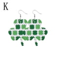 thumbnail image 1 of Pendientes para mujer, regalos para mujer, pendientes de San Patricio, pendientes verdes en forma de gota, joyería, regalo festivo para mujer, pendientes de moda., 1 of 2
