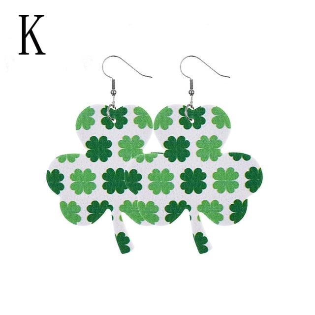 Pendientes para mujer, regalos para mujer, pendientes de San Patricio, pendientes verdes en forma de gota, joyería, regalo festivo para mujer, pendientes de moda.